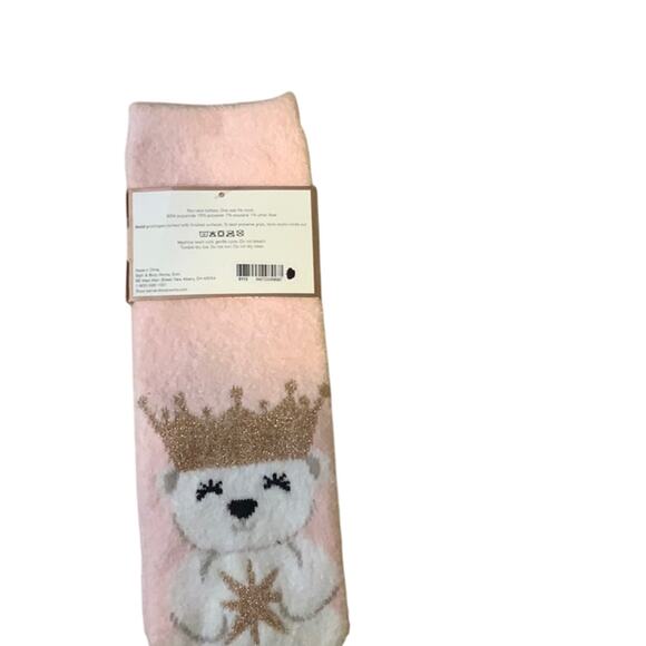 Bath & Body Works Pink Holiday Socks - Picture 3 of 7
